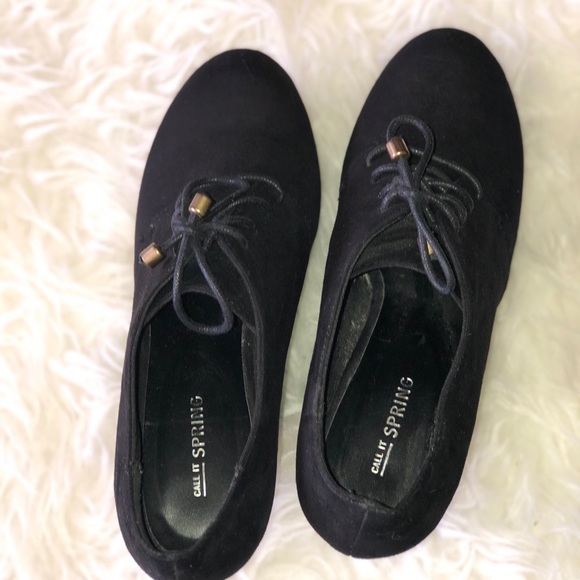 Black Wedge Booties - Picture 8 of 8